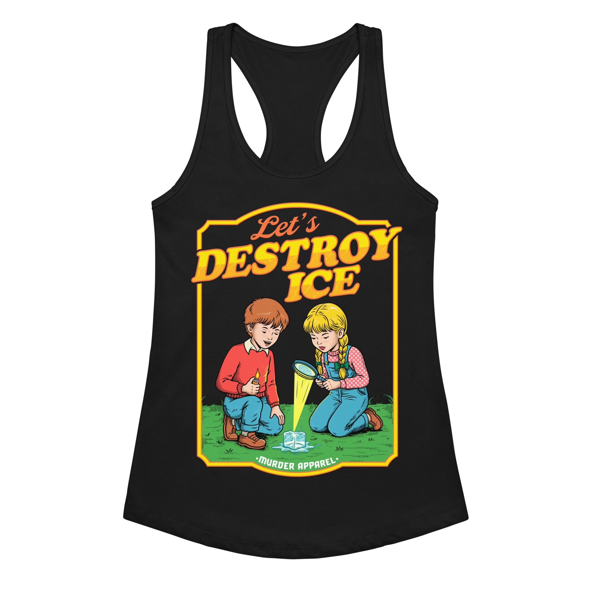 Murder Apparel Destroy ICE Racerback Tank Top