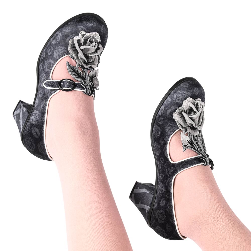 Hot Chocolate Design Chocolaticas® Black Tudor Mary Jane Pump